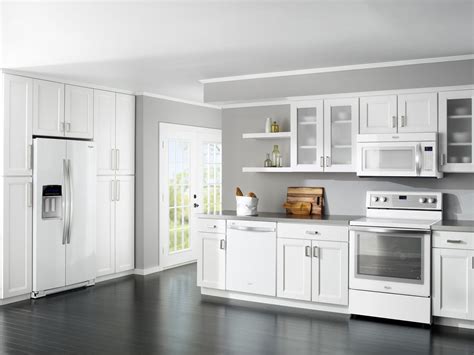 what color counter with white cabinets and stainless steel appliances|white appliances with brown cabinets.